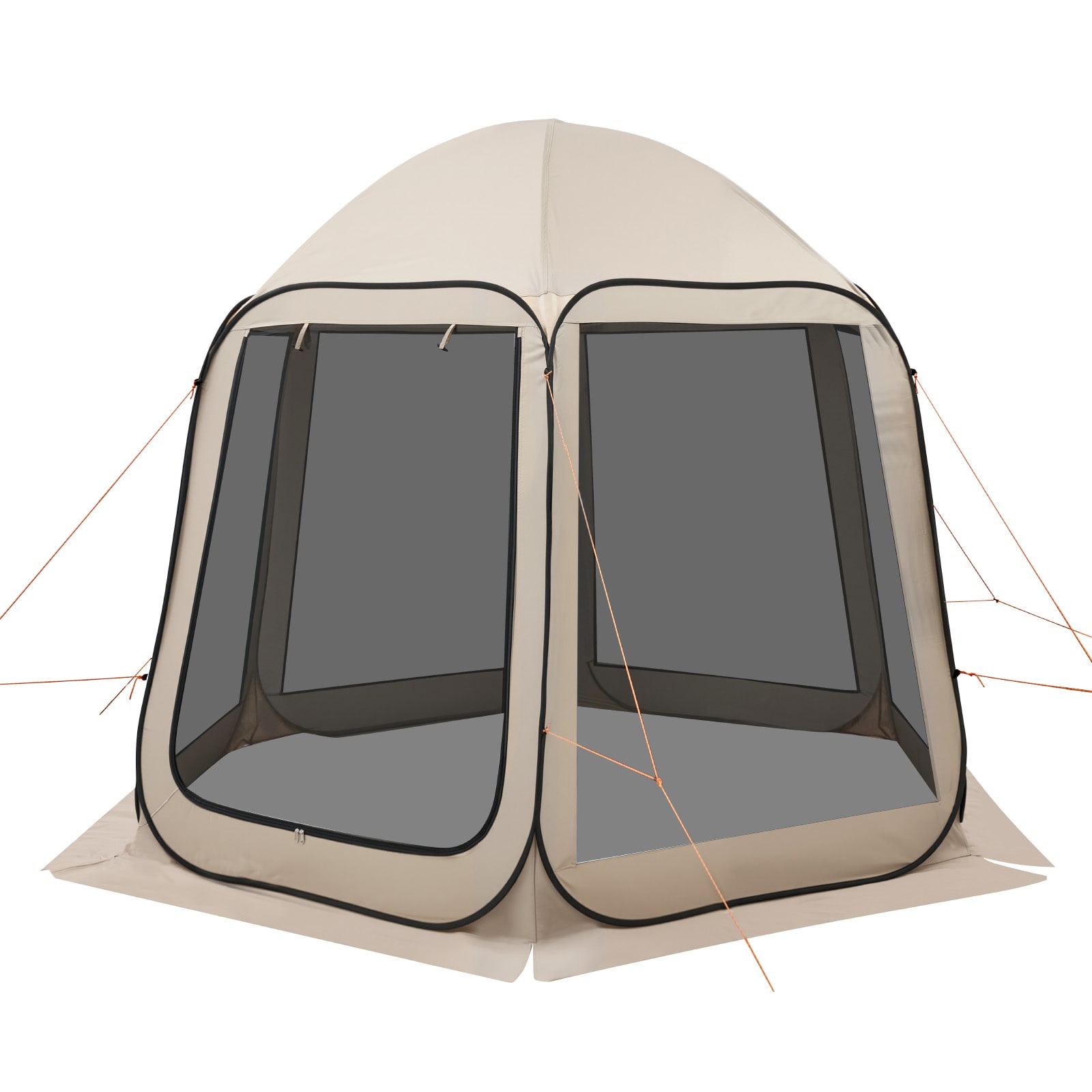 Pop Up Screen House Tent For Garden And Patio With Netting Sides_voghion.com